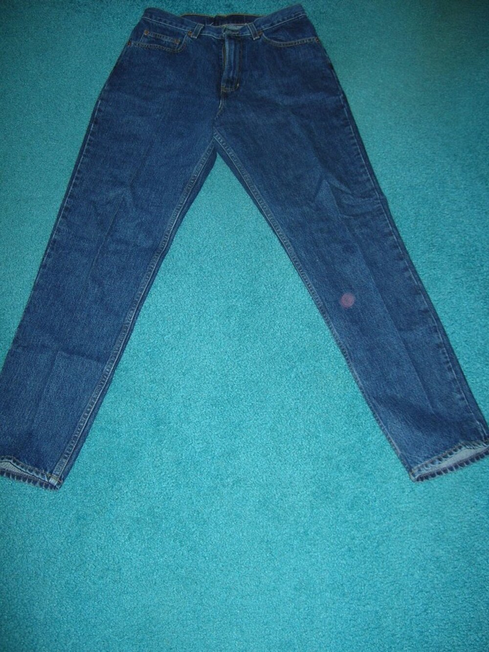 Women's Denim Jeans Size 10 Regular Dark Blue New 100% Cotton 5